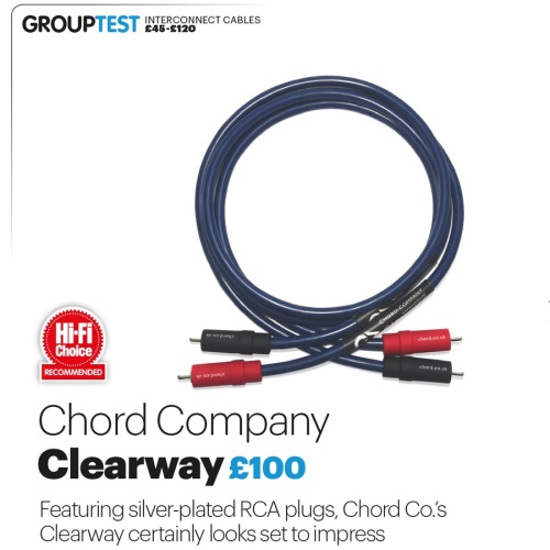 Chord ClearwayX 2RCA- 2RCA