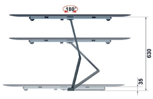 Vogeľs THIN 345