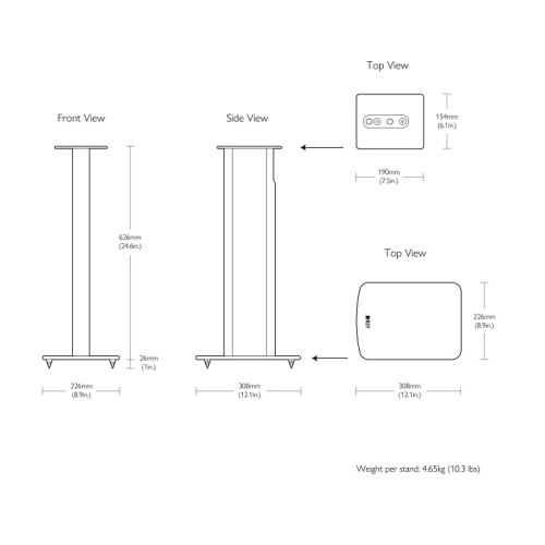 KEF Performance Speaker Stand