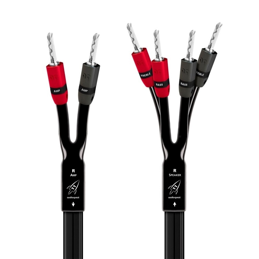 Audioquest ROCKET 11 SBW, stříbřené banánky