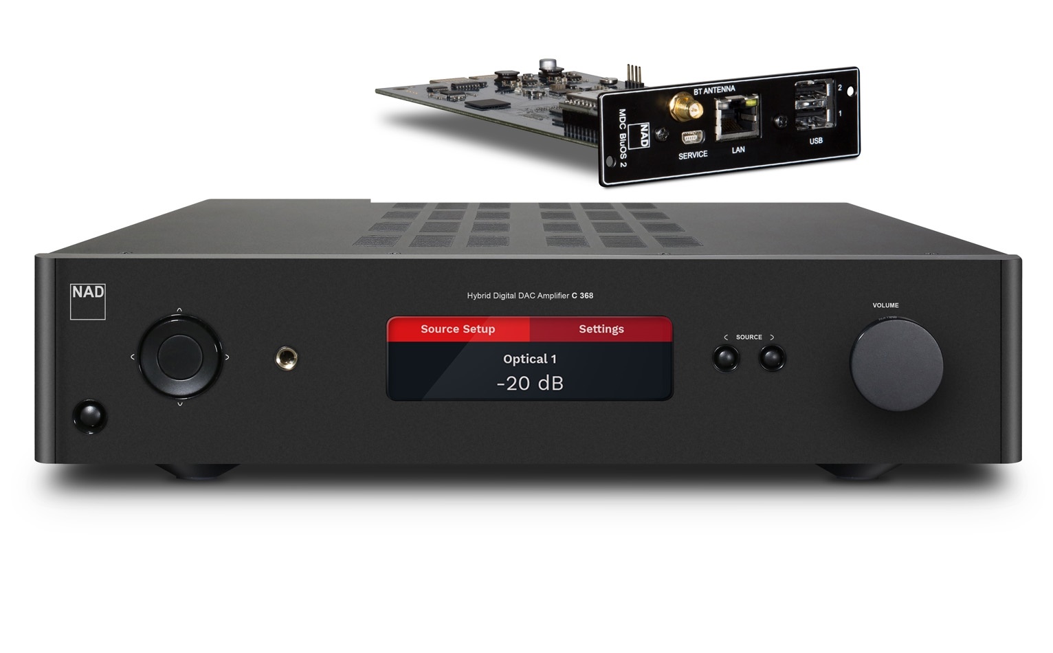 NAD C 368 + MDC BluOS 2i