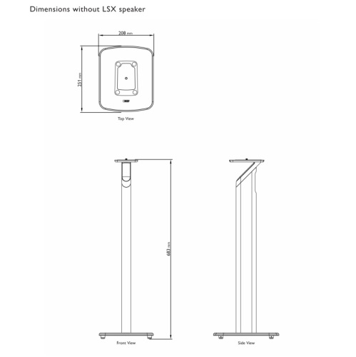 KEF S1 Floor stand