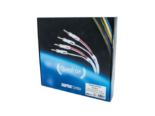 SUPRA Quadrax 4x2.0mm  SET Bi-wire CombiCon