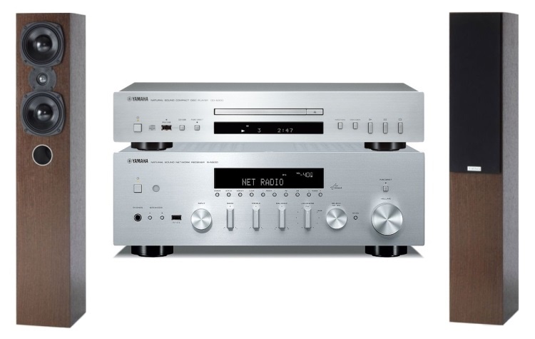 Xavian Delizia + Yamaha R-N500 + Yamaha CD-S300