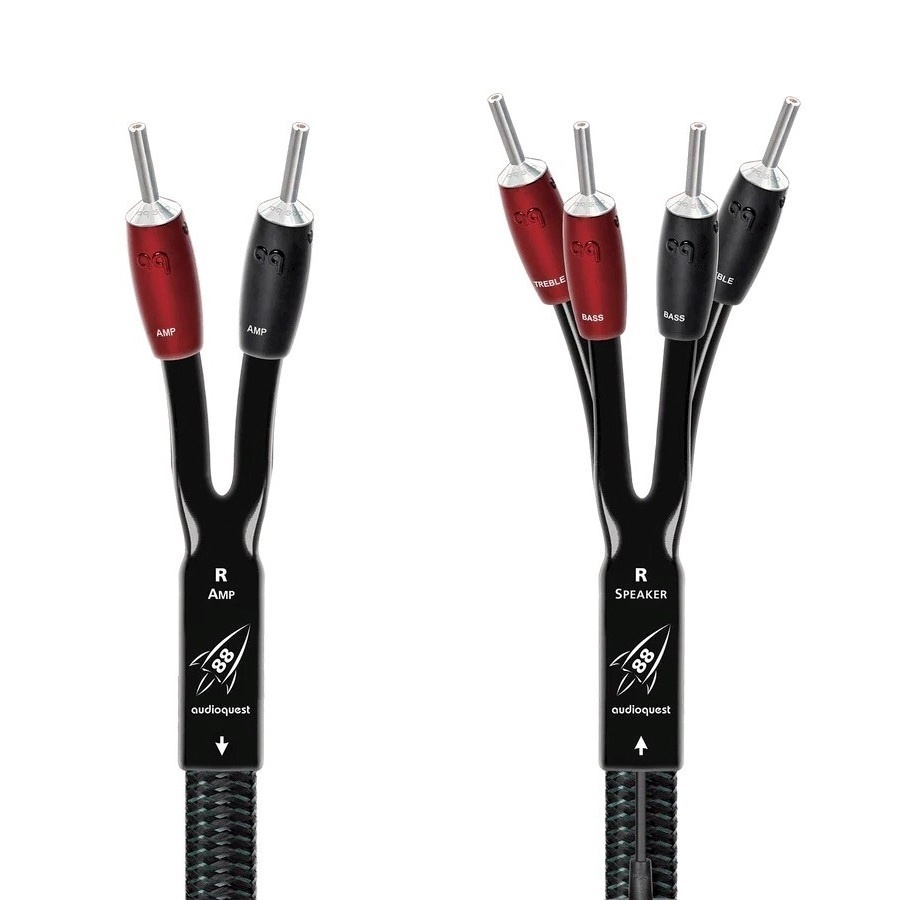 Audioquest Rocket 88 SBW, stříbřené banánky