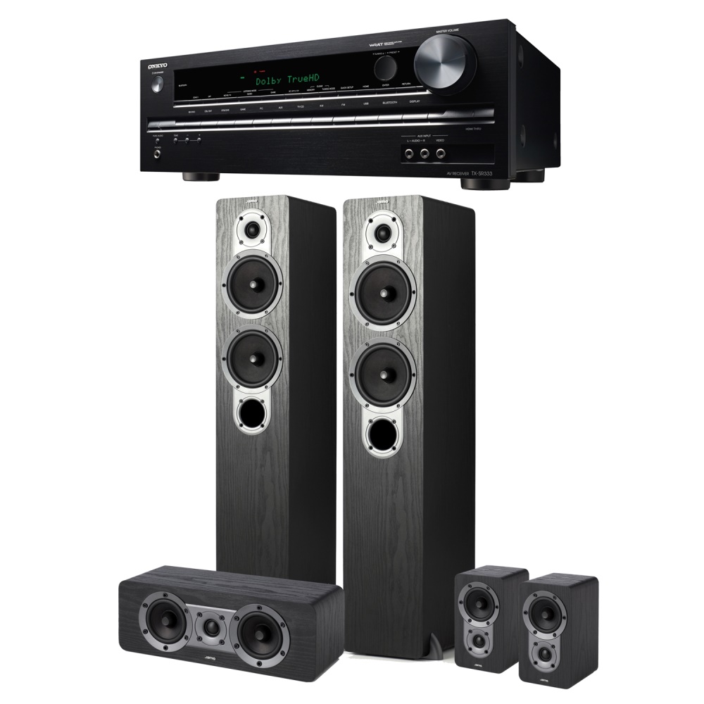 Jamo S 426 HCS 5.0 + Onkyo TX-SR333