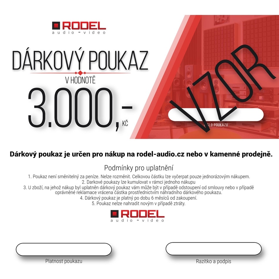 Dárkový poukaz 3 000 Kč