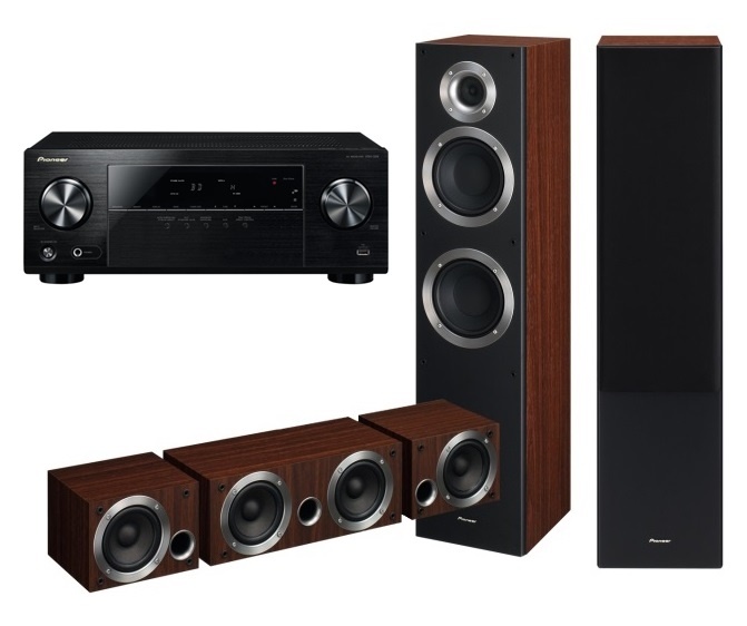 Pioneer S-ES21TB + Pioneer VSX-329
