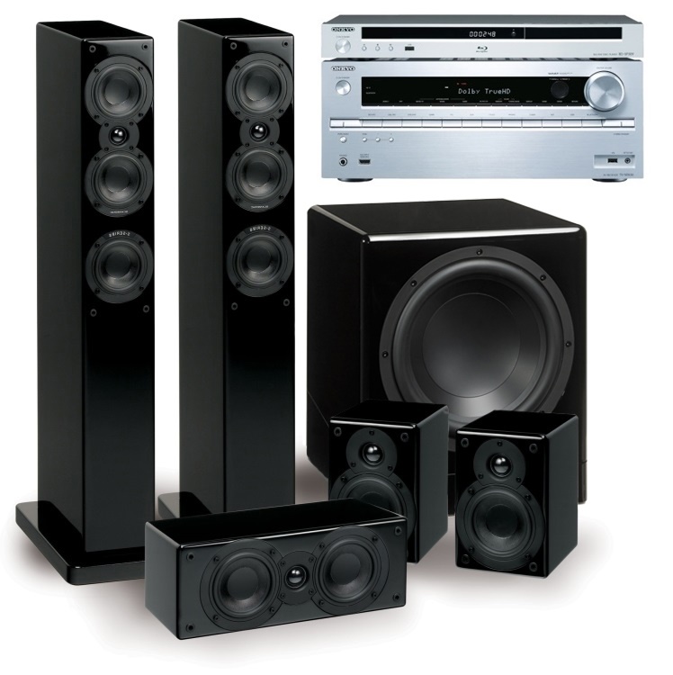 Scansonic HC-952 + Onkyo TX-NR636 + Onkyo BD-SP309