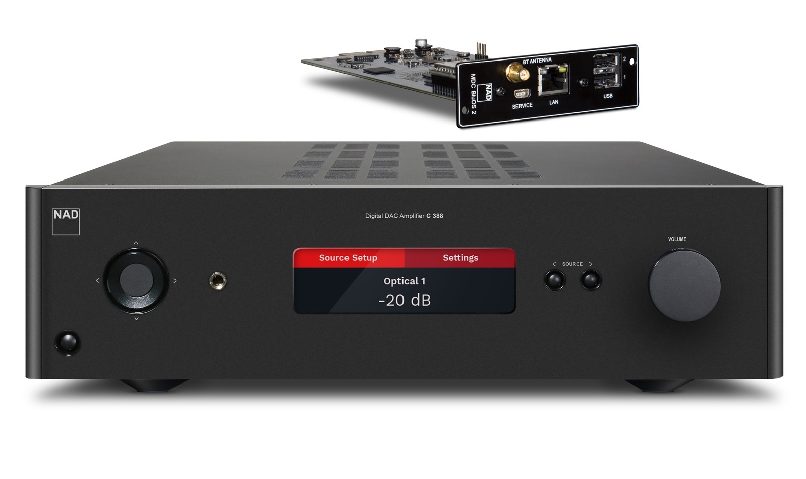 NAD C 388 + MDC BluOS 2i