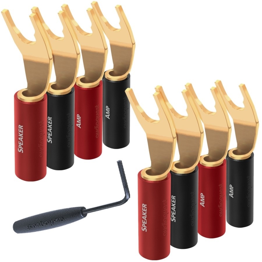 Audioquest SureGrip 100 Gold vidličky (set 8 ks)