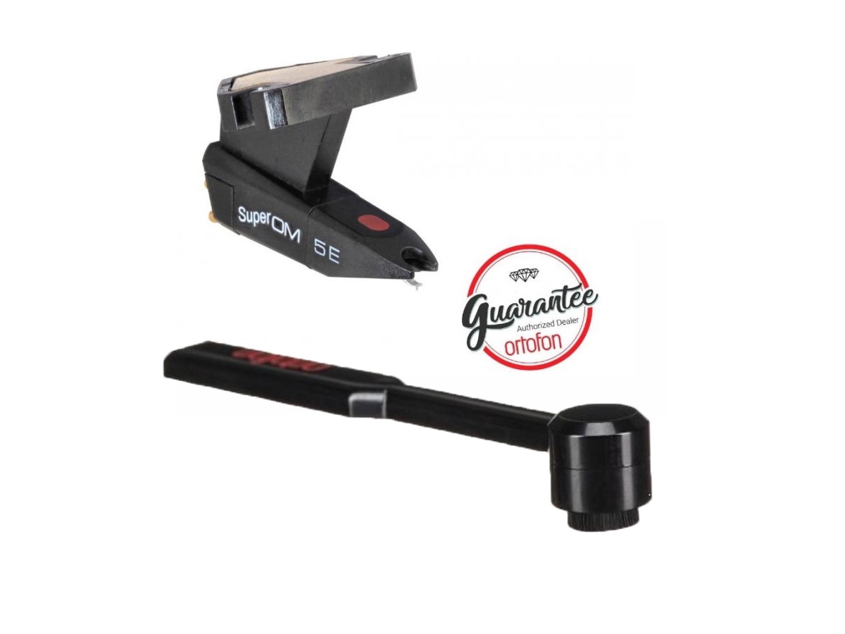 Ortofon Super OM 5E + Ortofon Carbon Stylus brush