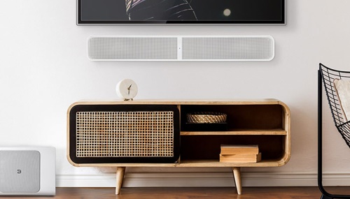 Set sounbar Bluesound Pulse Soundbar+ a subwoofer Pulse Sub+