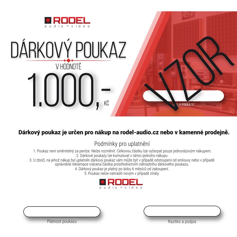Dárkový poukaz 1 000 Kč