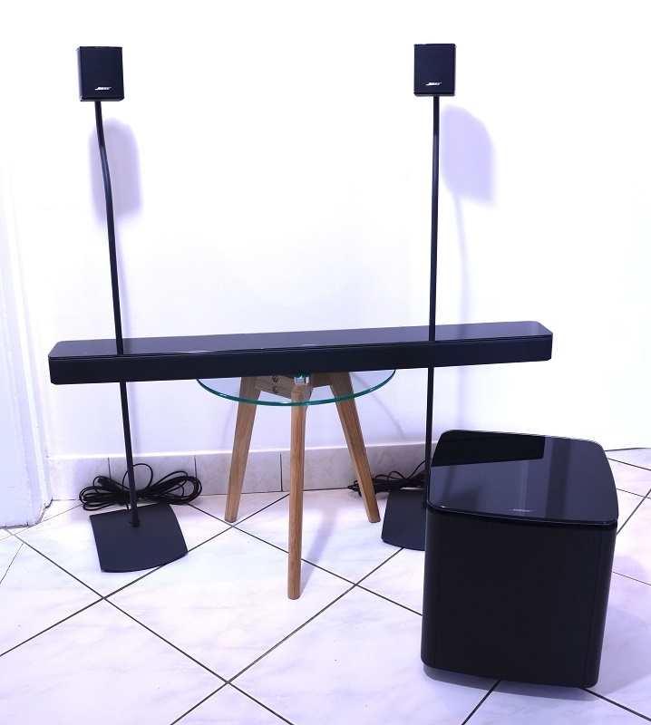 BOSE Soundbar 700 + Acoustimass 300 + Virtually Invisible 300