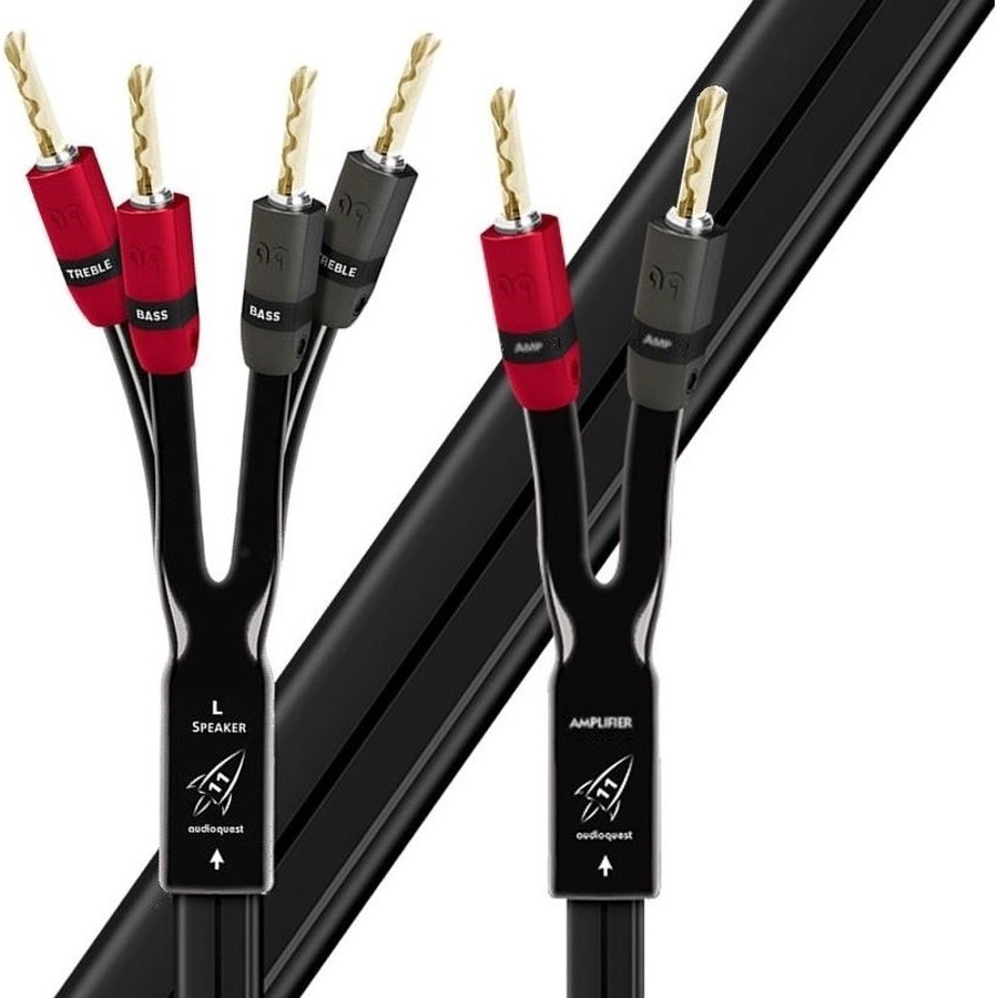 Audioquest ROCKET 11 SBW, zlacené banánky