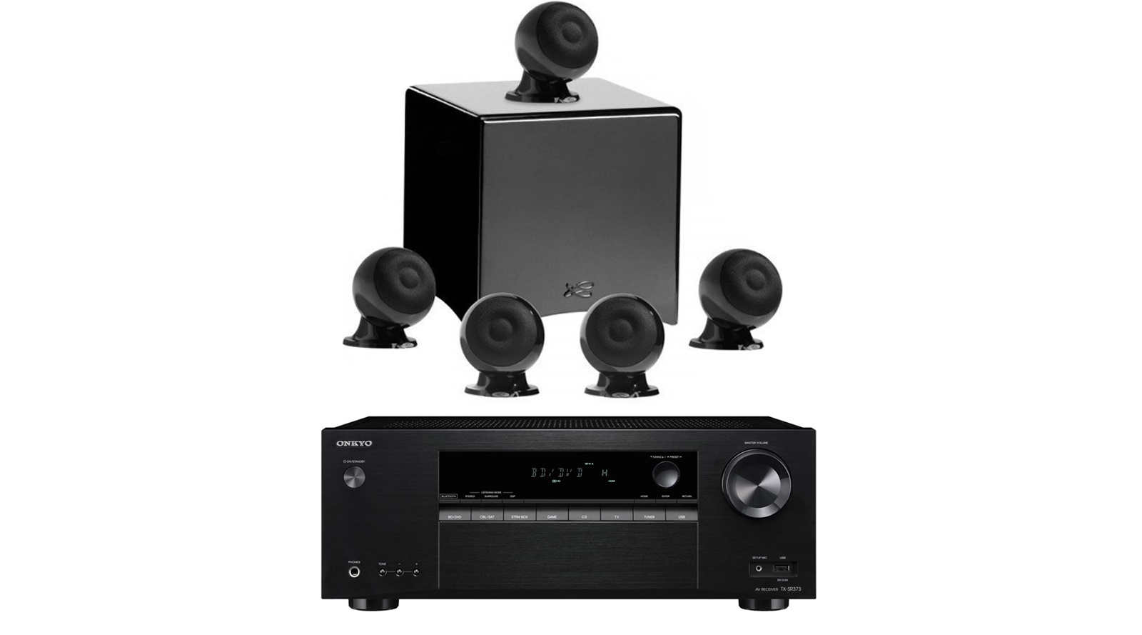 Cabasse Eole 3 5.1 + Onkyo TX-SR373