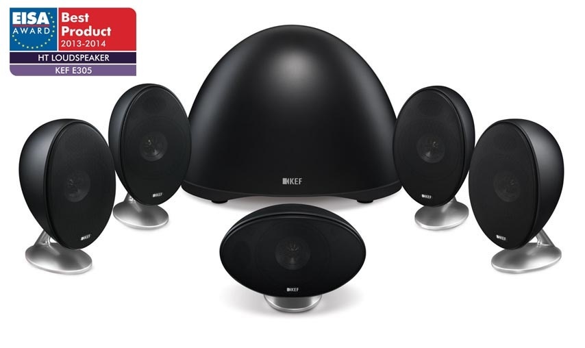 KEF E305 včetně 2 podlahových stojanů
