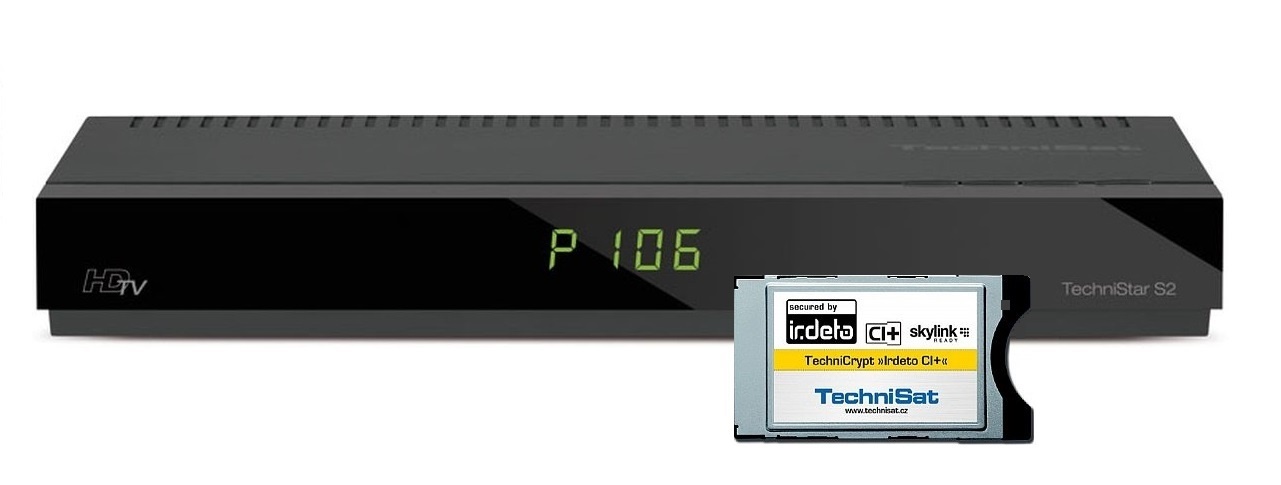 TechniSat Technistar S2 + modul TechniCrypt Irdeto CI+