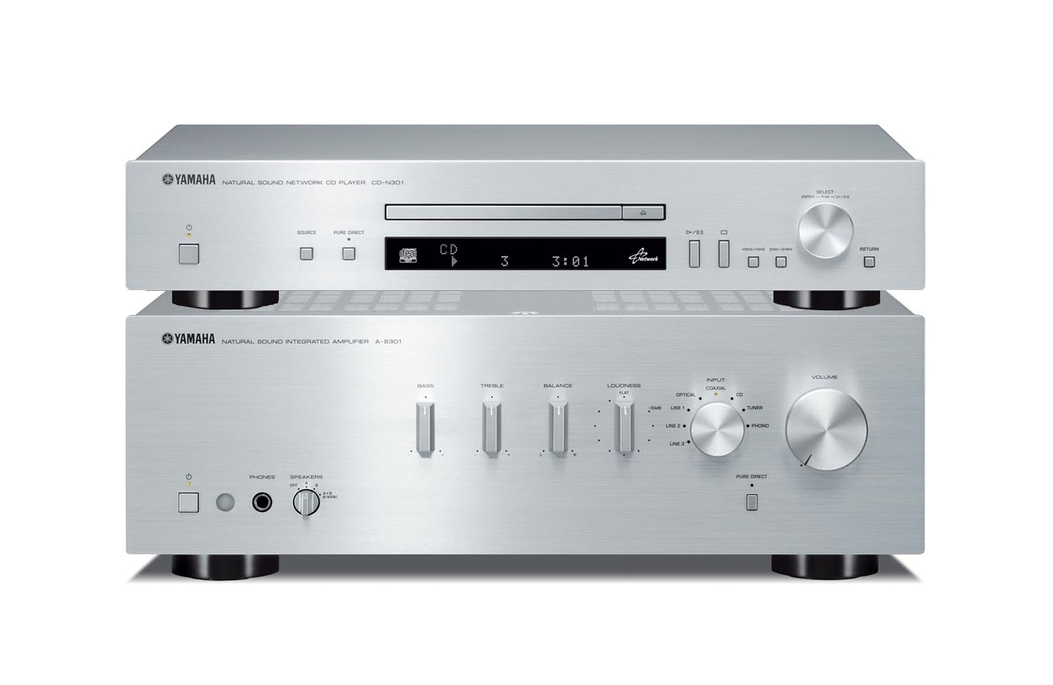 Yamaha CD-N301 + Yamaha A-S301