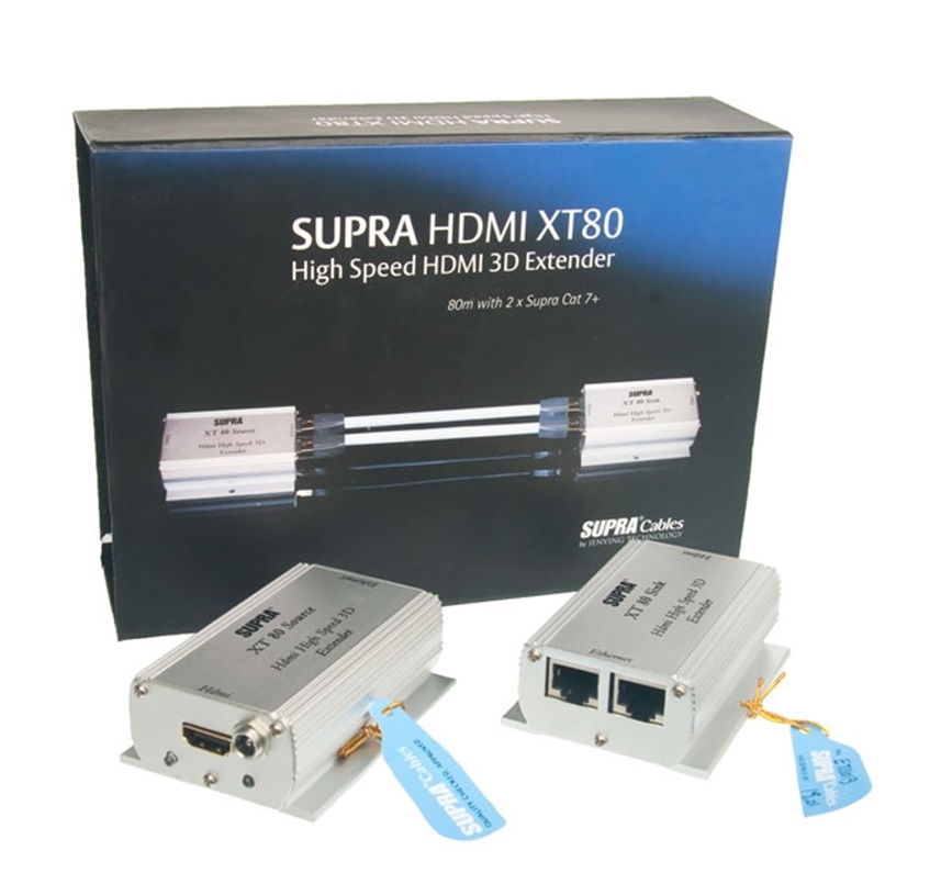 SUPRA EXTENDER HDMI XT80 2XCAT7