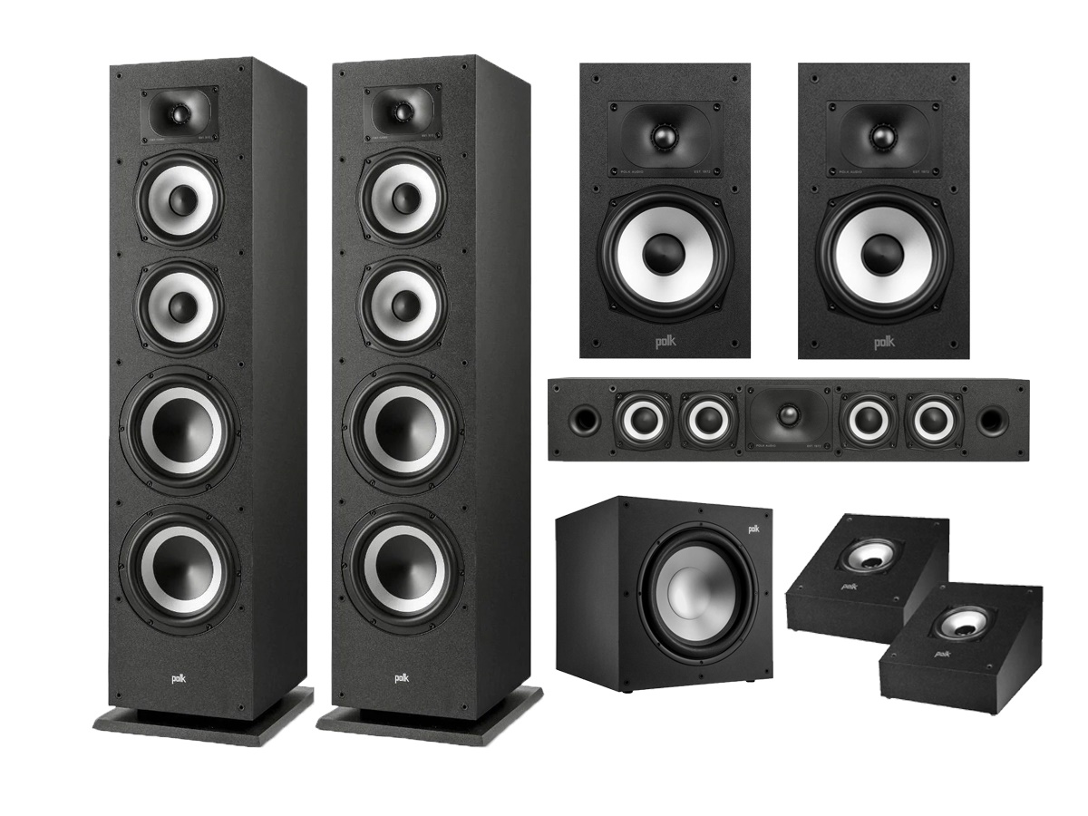 Polk Audio Monitor XT70 + XT20 + XT35 + XT90 + XT12