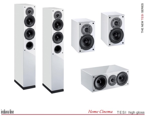 INDIANA LINE TESI HIGH GLOSS HOME CINEMA SET 5.0