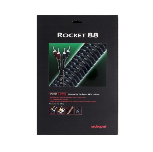 Audioquest Rocket 88 SBW, stříbřené banánky