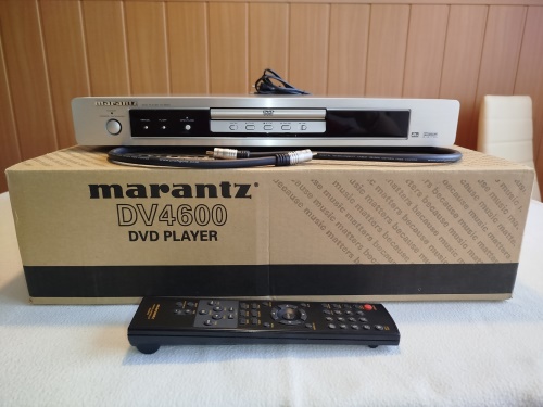 CD/DVD přehrávač Marantz DV4600 – TOP stav, originální krabice | 9 s krabicí a kabelem (2).jpg