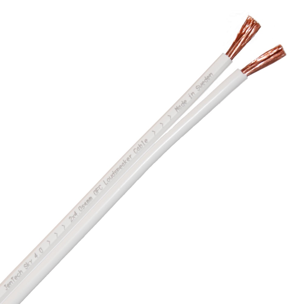 SUPRA JenTech Sky 2x4,0mm - bílý