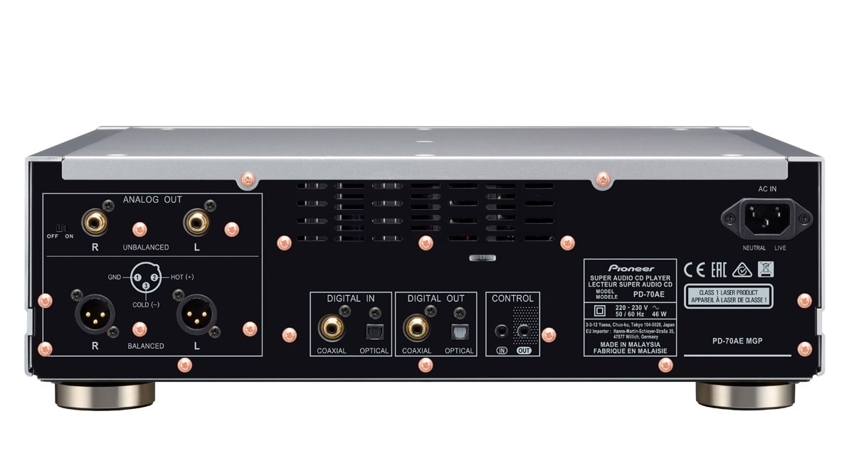 Pioneer Pd 70ae Stribrna