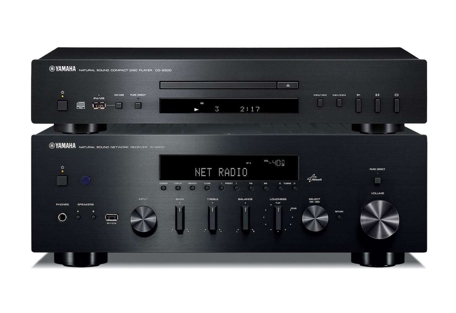 Yamaha R-N500 + Yamaha CD-S300