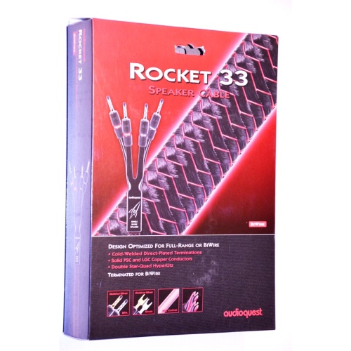 Audioquest ROCKET 33 SBW zlacené banánky