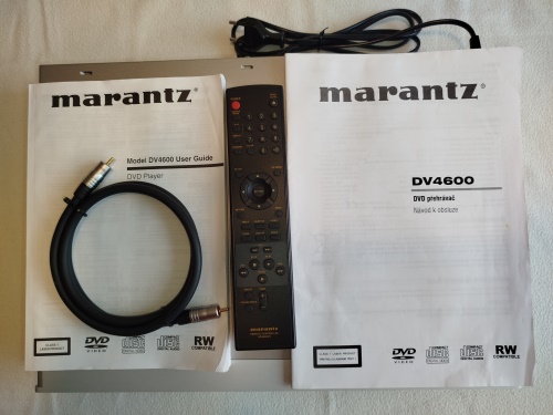 CD/DVD přehrávač Marantz DV4600 – TOP stav, originální krabice | 8 s návody.jpg