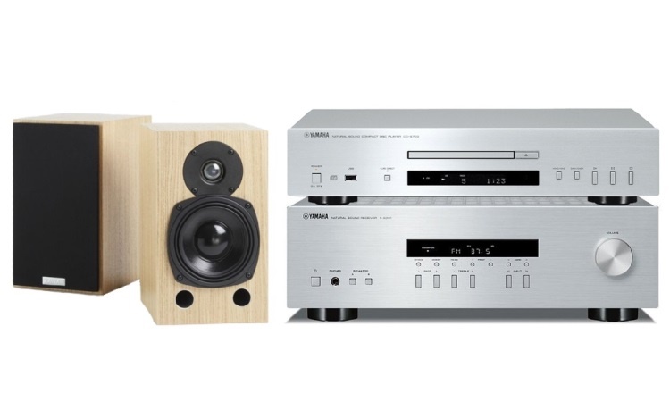 Xavian Bonbonus + Yamaha R-S202D + Yamaha CD-S300
