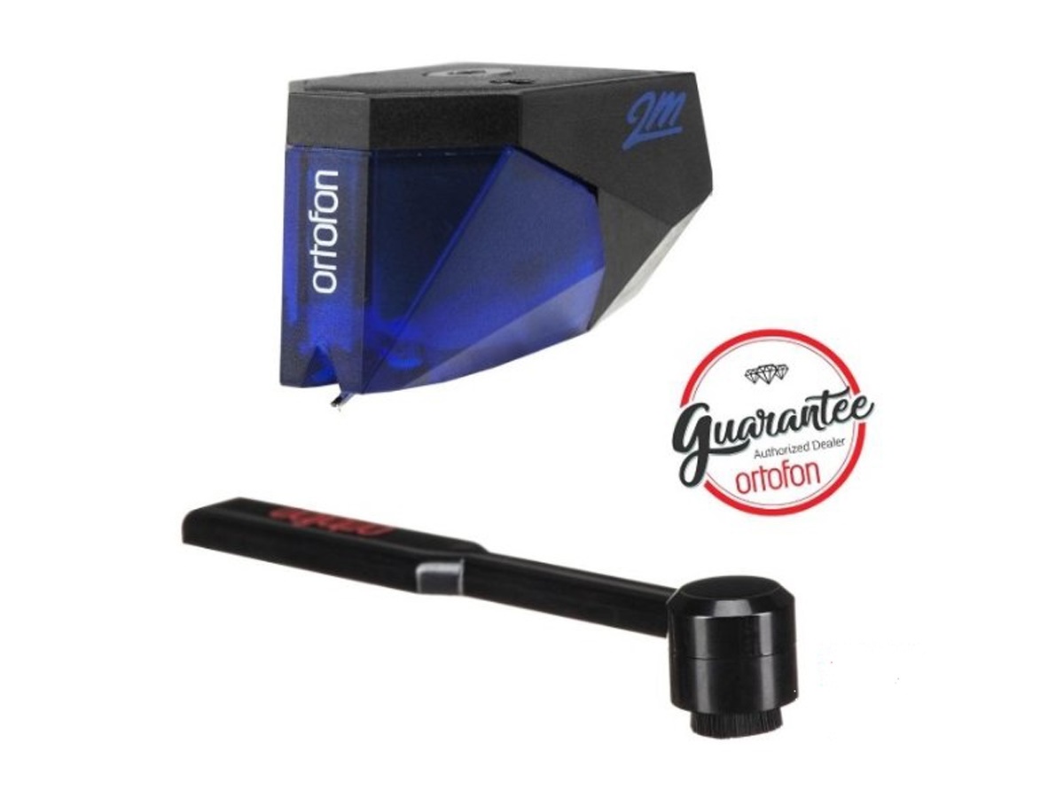Ortofon 2M Blue + Ortofon Carbon Stylus brush
