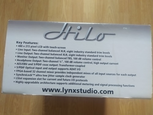 Prodám Hilo  Převodník A/D D/A Lynx Studio Technology | IMG_20220731_174133.jpg