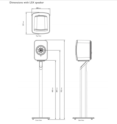 KEF S1 Floor stand